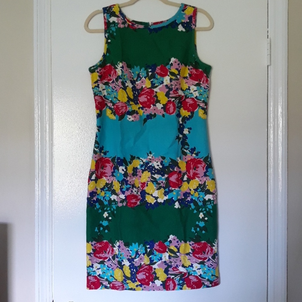Talbots Floral Sheath Dress
